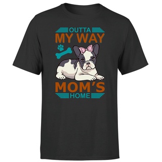 tshirtเสื้อยืดคอกลมฤดูร้อนGILDAN เสื้อยืด ผ้าฝ้าย พิมพ์ลายการ์ตูน Out Of My Way Moms Dog Lovers แฟชั่นยอดนิยม สําหรับคู่