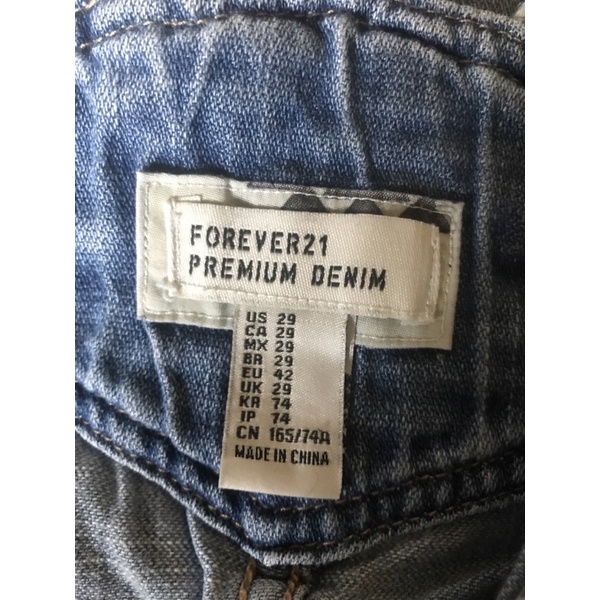 เอี้ยมยีนส์-forever21-size-s