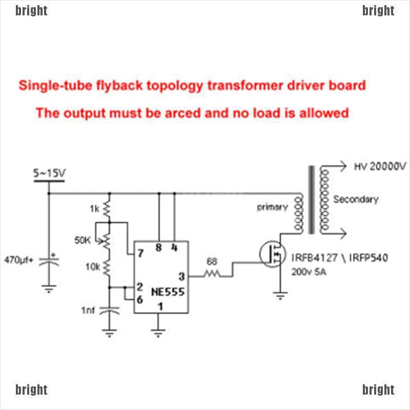 เกิด-ไดรเวอร์อินเวอร์เตอร์คอยล์จุดระเบิด-แรงดันสูง-ความถี่สูง-20kv