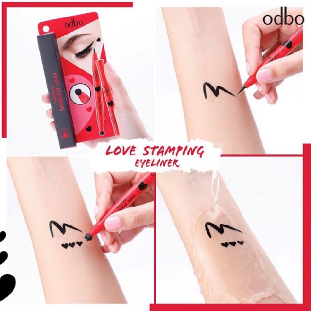 อายไลเนอร์-ปั้มหัวใจ-odbo-กันน้ำติดทน