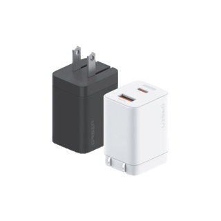 [226บ. 30MIDNIGHT] Orsen by Eloop C10 หัวชาร์จเร็ว 2 พอร์ต USB Type C PD 30W GaN QC 3.0 Adapter ชาร์จไว Notebook Laptop | ของแท้ 100% หัวชาร์จเร็ว Samsung Super Fast Charge หัวชาร์จซัมซุง Charger หัวชาต