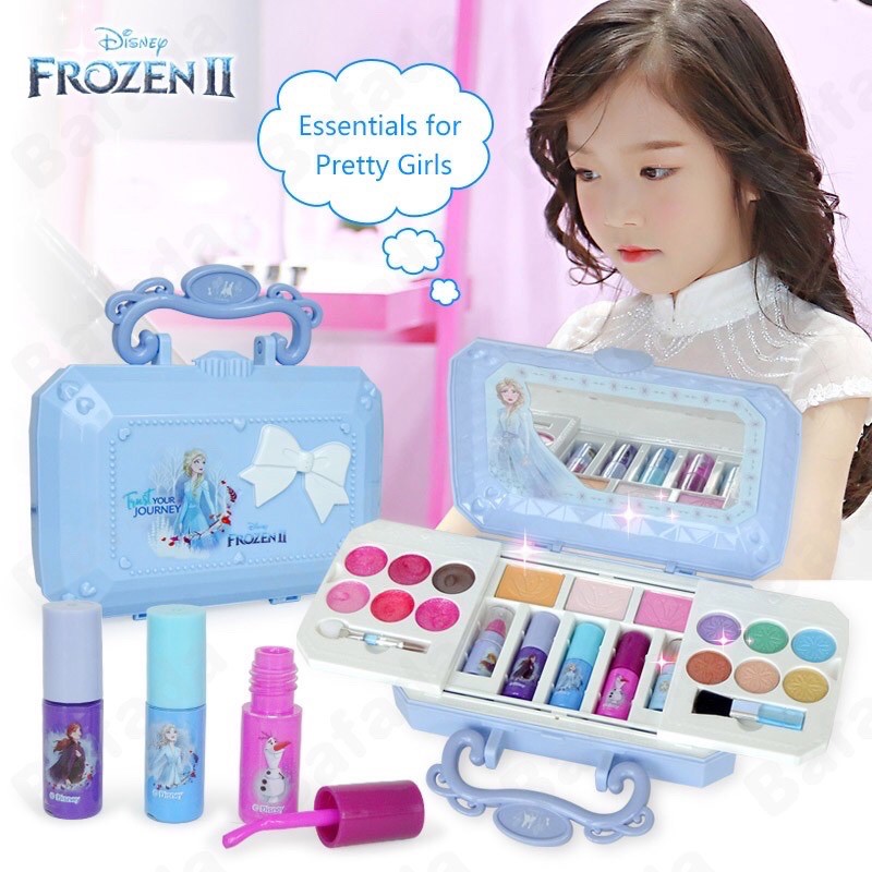 เครื่องสำอางค์แต่งหน้าเด็ก-frozen-makeup-box-set-กล่องฟ้ารุ่นใหม่-22-icons