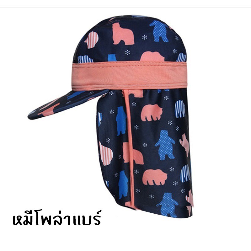 ภาพสินค้าหมวกว่ายน้ำเด็ก แบบมีปีก มีหลายลายให้เลือก หมวกว่ายน้ำ 3971 จากร้าน ichicshop บน Shopee ภาพที่ 4