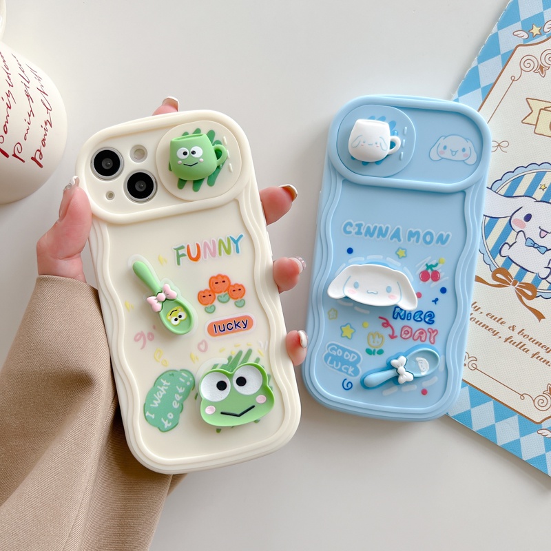 เคสโทรศัพท์มือถือ-ลายการ์ตูนกบ-cinnamoroll-มีสไลด์ป้องกันเลนส์กล้อง-สําหรับ-iphone-14-pro-max-14-plus-11-12-13-pro-max-12pro