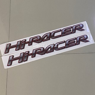 สติ๊กเกอร์* Hi-RACER ติดข้างท้ายกระบะ MAZDA BT-50 ( ราคาต่อชุด มี 2 ชิ้น )