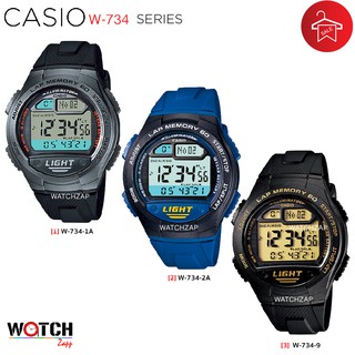 สินค้า นาฬิกาข้อมือ Casio Standard Digital W-734 Series