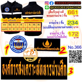 อผศ ติด เสื้อกั๊ก ชุด C เครื่องหมาย​ 3​ ชิ้น เริ่้มต้น เซตละ 172 บาท อาร์มปัก เครื่องหมายราคาถูก No.266 / DEEDEE2PAKCOM