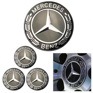 ฝาครอบดุมล้อ 4 ชิ้น สําหรับ Mercedes Benz Hub