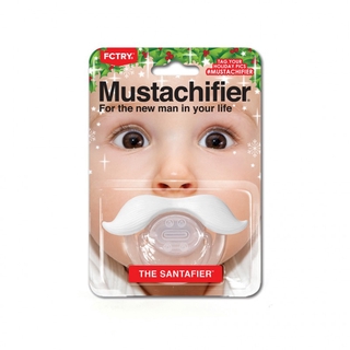 จุกหนวด mustachifier รับ xmas จุกสีขาว