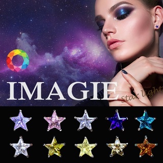 สินค้า IMAGIE ต่างหูเพชรสังเคราะห์ ทรงดาวหลากสีสัน 5-8mm