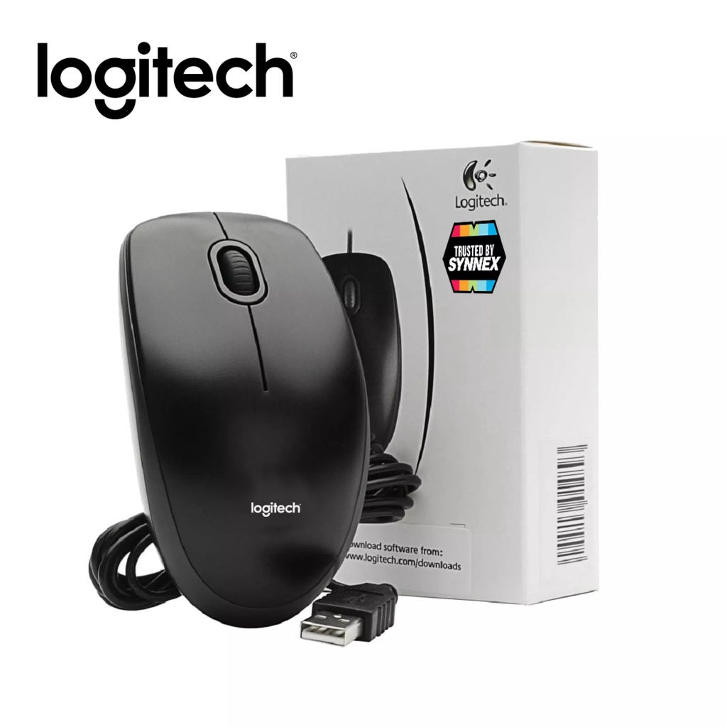 ภาพหน้าปกสินค้า️เม้าส์ยูเอสบี ️ Logitech B100 Optical Mouse USB (Black) ทำงานราบรื่นด้วยความละเอียด 800 dpi ขนาดมาตรฐาน ประกัน 1 ปี จากร้าน hardware_corner บน Shopee