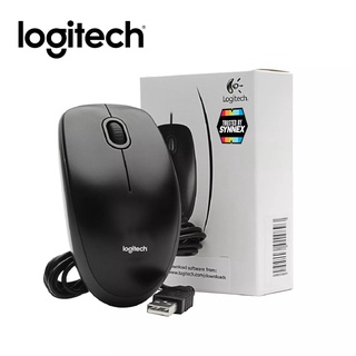 ภาพขนาดย่อของภาพหน้าปกสินค้า️เม้าส์ยูเอสบี ️ Logitech B100 Optical Mouse USB (Black) ทำงานราบรื่นด้วยความละเอียด 800 dpi ขนาดมาตรฐาน ประกัน 1 ปี จากร้าน hardware_corner บน Shopee