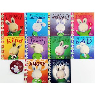 *พร้อมส่ง*หนังสือภาษาอังกฤษ กระต่ายถ้วยฟู When Im Feeling น้องกระต่ายช่วยให้เด็กได้เข้าใจอารมณ์ของตัวเอง+audio