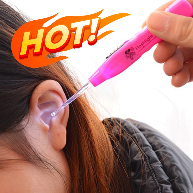 SOFT ไม้เขี่ยหู ไม้แคะหูซิลิโคน/แหนบสำหรับเด็ก SOFT LED EAR PICK