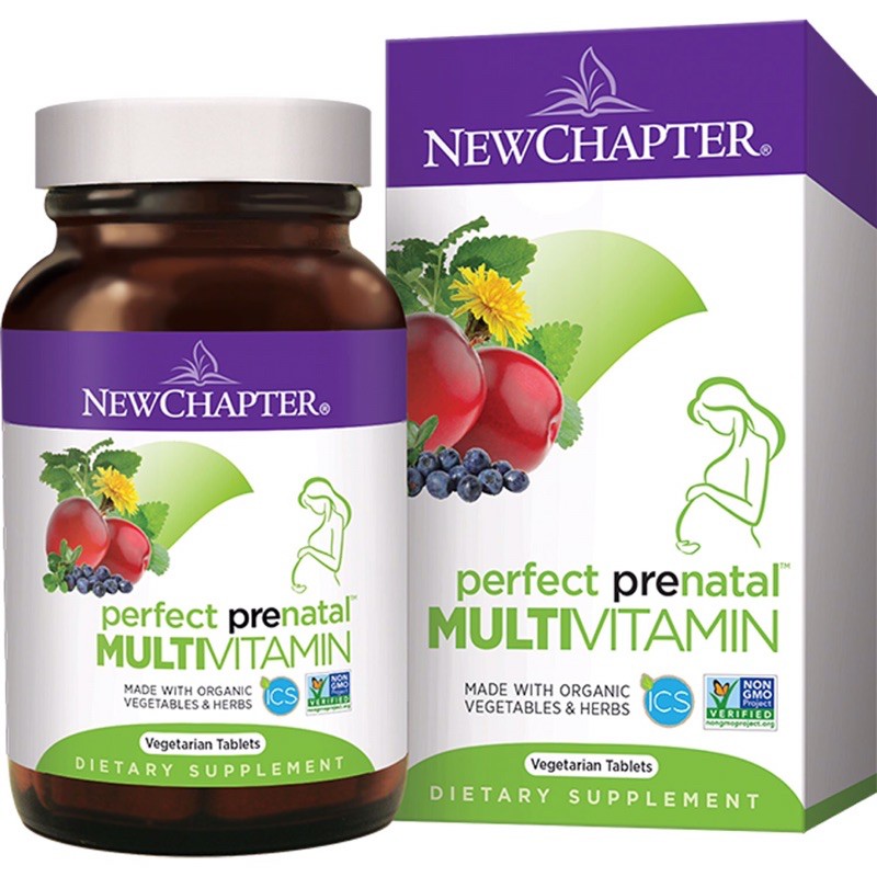 💁‍♀️Pre-order💫 New Chapter Perfect Prenatal, Whole Food Multivitamin ...