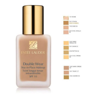 Estee Lauder Double Wear Stay-in-Place Makeup SPF10/PA++ 30ml 💥ของแท้แยกจากแพ็คคู่ King Power💥