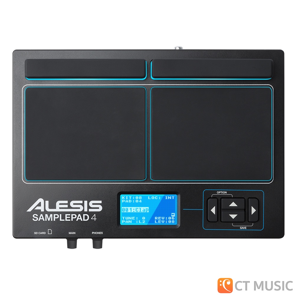 จัดส่งทุกวัน-alesis-sample-pad-4-กลองไฟฟ้า-electronic-drum-กลอง-pad