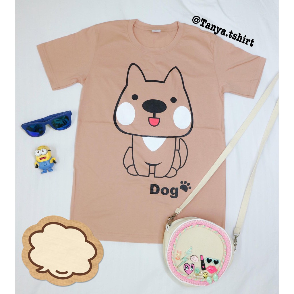 เสื้อยืดลายการ์ตูนน้องหมา-dog