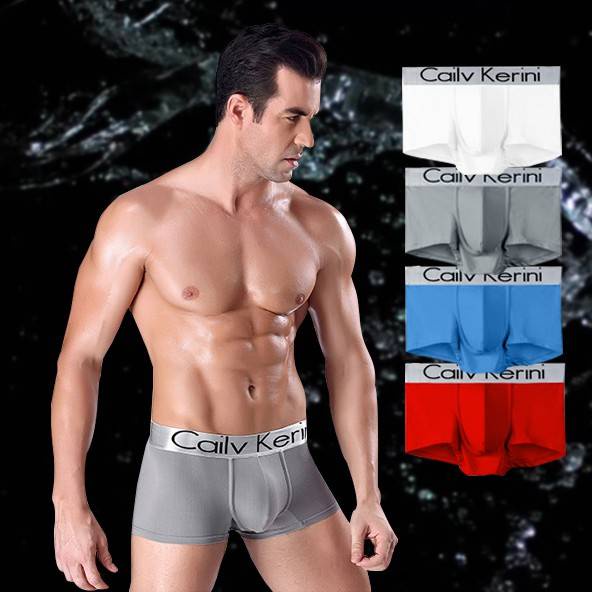 รูปภาพสินค้าแรกของพร้อมส่ง LadyCloset Shop (N258) Boxer ชาย ผ้านิ่มใส่สบาย ไม่อึดอัด เนื้อผ้าดี ยืดได้เยอะ มี 9 สี