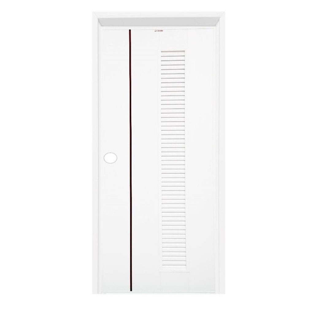 wellingtan-ชุดประตูยูพีวีซีพร้อมวงกบ-idea-6-70x200ซม-white