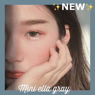 mini Ella Gray (1)(2) มินิ สีเทา เทา โทนธรรมชาติ Kitty Kawaii เลนส์พรีเมี่ยม ค่าอมน้ำสูง Bigeyes คอนแทคเลนส์ ค่าสายตา