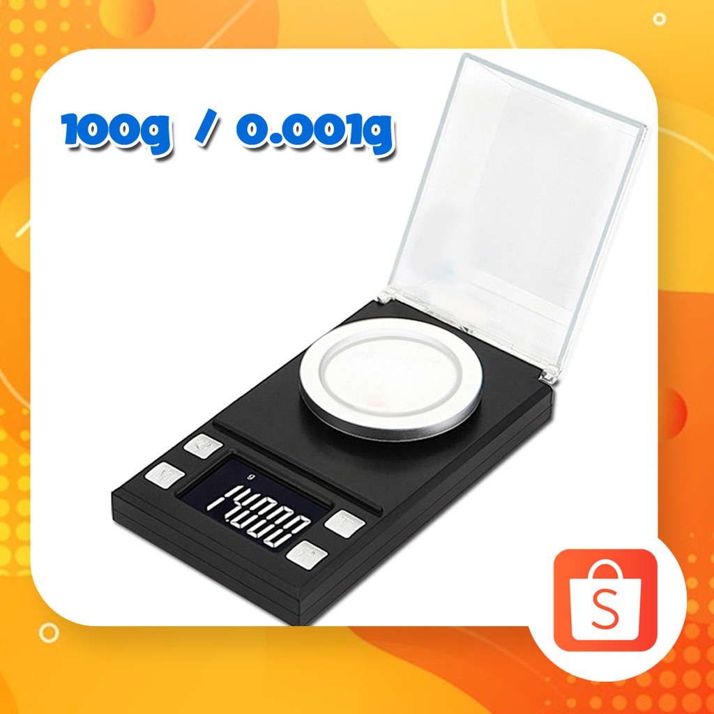 เครื่องชั่งทศนิยม-3-ตำแหน่ง-เครื่องชั่งพกพา-digital-100g-x-0-001g