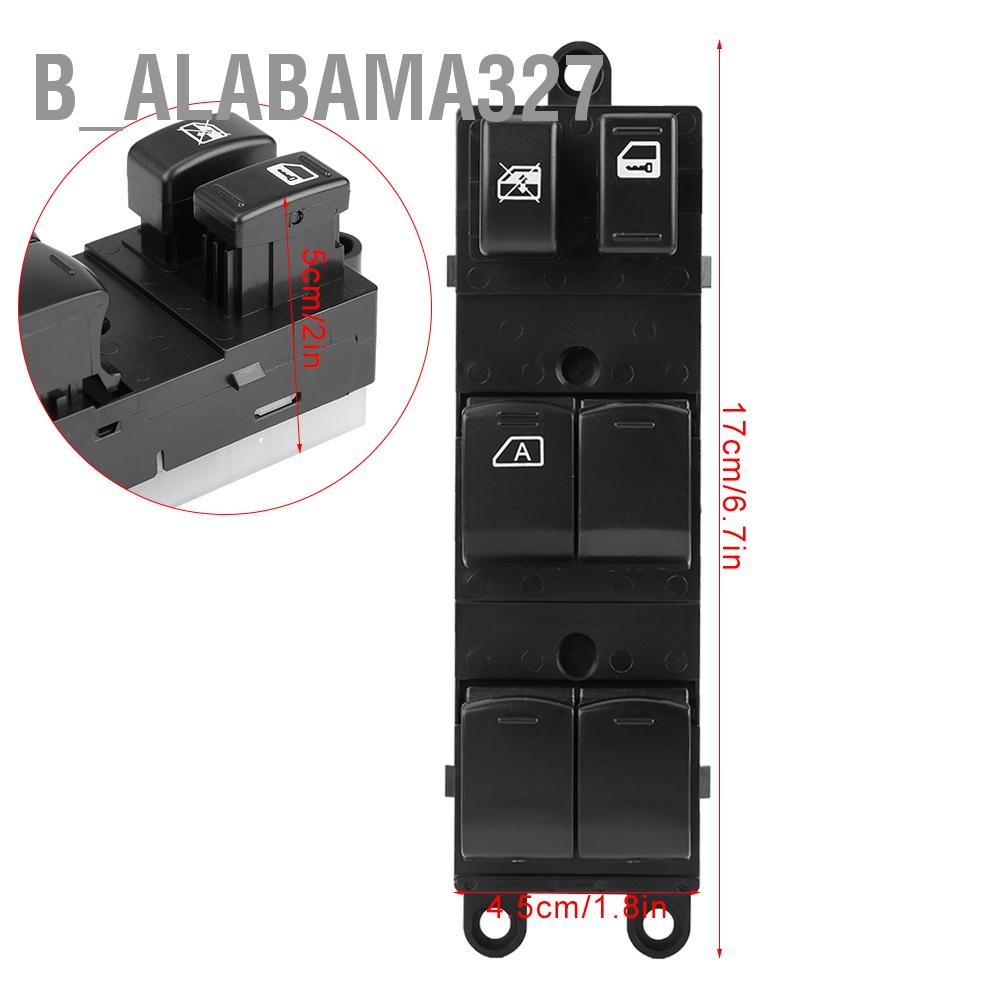 alabama327-สวิตช์ควบคุมหน้าต่างรถยนต์ไฟฟ้า-สําหรับ-nissan-tiida-2007-2010-25401-1jy0a