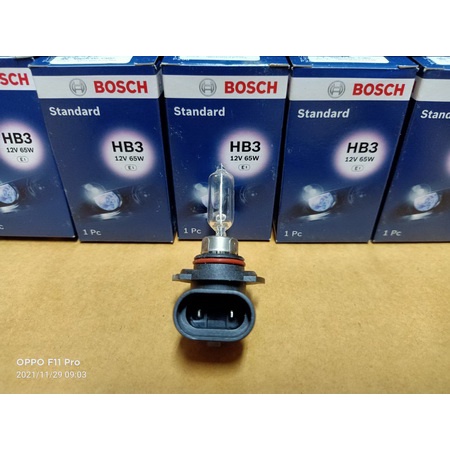 หลอดไฟหน้ารถยนต์-bosch-แท้-hb3-12v-65w-ราคาที่แสดงเป็นราคาต่อชิ้น