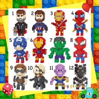 ราคาตัวต่อ เลโก้นาโน ฮีโร่ การ์ตูน ดิสนี่ย์ Nanoblock Size L 1