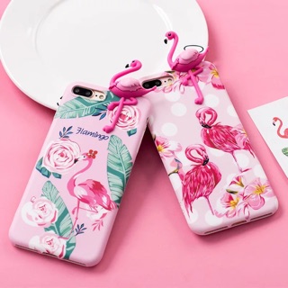 เคสiPhone i6/6s/6+/7,8/7+,8+ฟามิงโก้ พร้อมส่ง