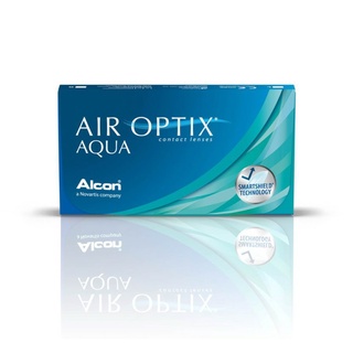 พร้อมส่ง🎁มีแถมของทุกออเดอร์🎁Alcon : Air Optix Aqua คอนแทคเลนส์ใส รายเดือน: 1 กล่อง (3 ชิ้น)