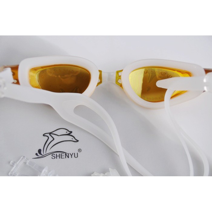 ภาพสินค้า6100แว่นตาว่ายน้ำ SHENYU มีกล่องเก็บแว่น ให้อย่างดี เลนส์เคลือบป้องกันยูวี มี 6 สี ให้เลือก จากร้าน care_2020 บน Shopee ภาพที่ 7
