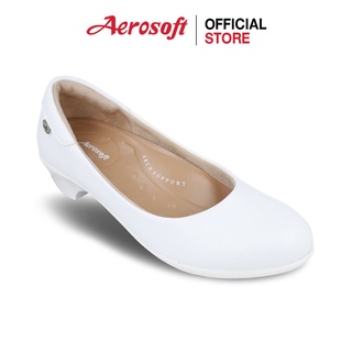 สินค้า Aerosoft (แอโร่ซอฟ) รองเท้าคัชชูเพื่อสุขภาพ รุ่น CW3431 สีขาว