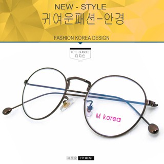 Fashion แว่นตากรองแสงสีฟ้า รุ่น M korea 75461 สีน้ำตาล ถนอมสายตา (กรองแสงคอม กรองแสงมือถือ) New Optical filter