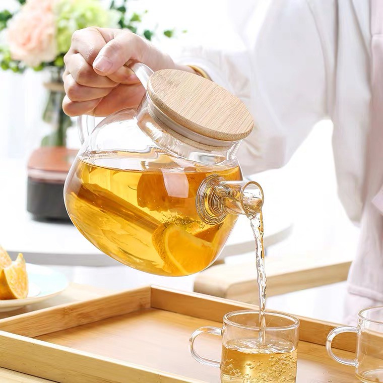กาชงชา-ขนาด-1000-มล-พร้อมฝาปิดไม้-กาน้ำชา-แก้วชงชา-ชุดชงชา-ที่ชงชา-เครื่องชงชา-กาต้มชา-กาชงชามีที่กรอง-กาน้ำชงชา