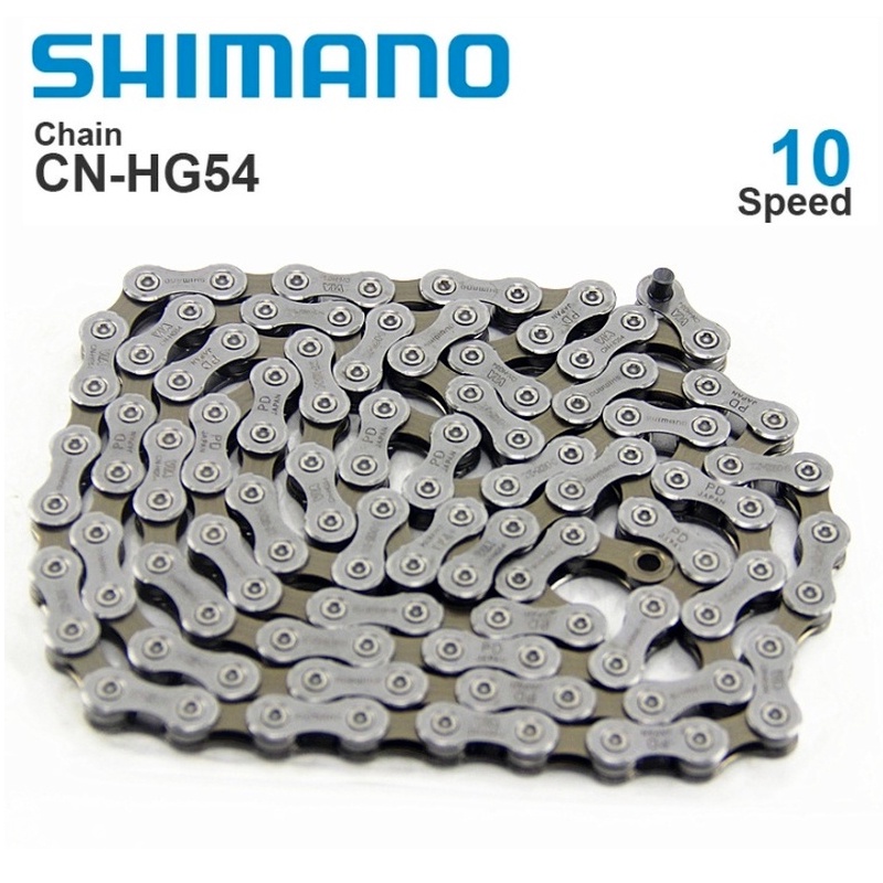 shimano-โซ่จักรยานเสือภูเขาhg54-hg95-10-ความเร็ว-116-ลิงค์-สําหรับจักรยานเสือภูเขาพร้อมกล่อง-โซ่จักรยานเสือภูเขา-สีเงิน