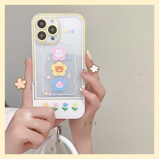 เคสโทรศัพท์มือถือ ลายการ์ตูน พร้อมขาตั้ง สําหรับ Apple for iphone 12 13Promax 11 xs