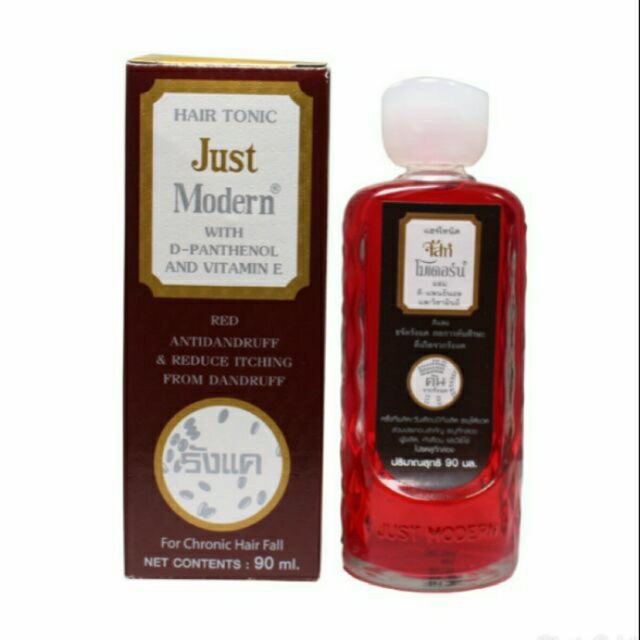 แฮร์โทนิค-จัสท์โมเดอร์น-90-มล-just-modern-สำรับผมร่วงเรื้อรัง