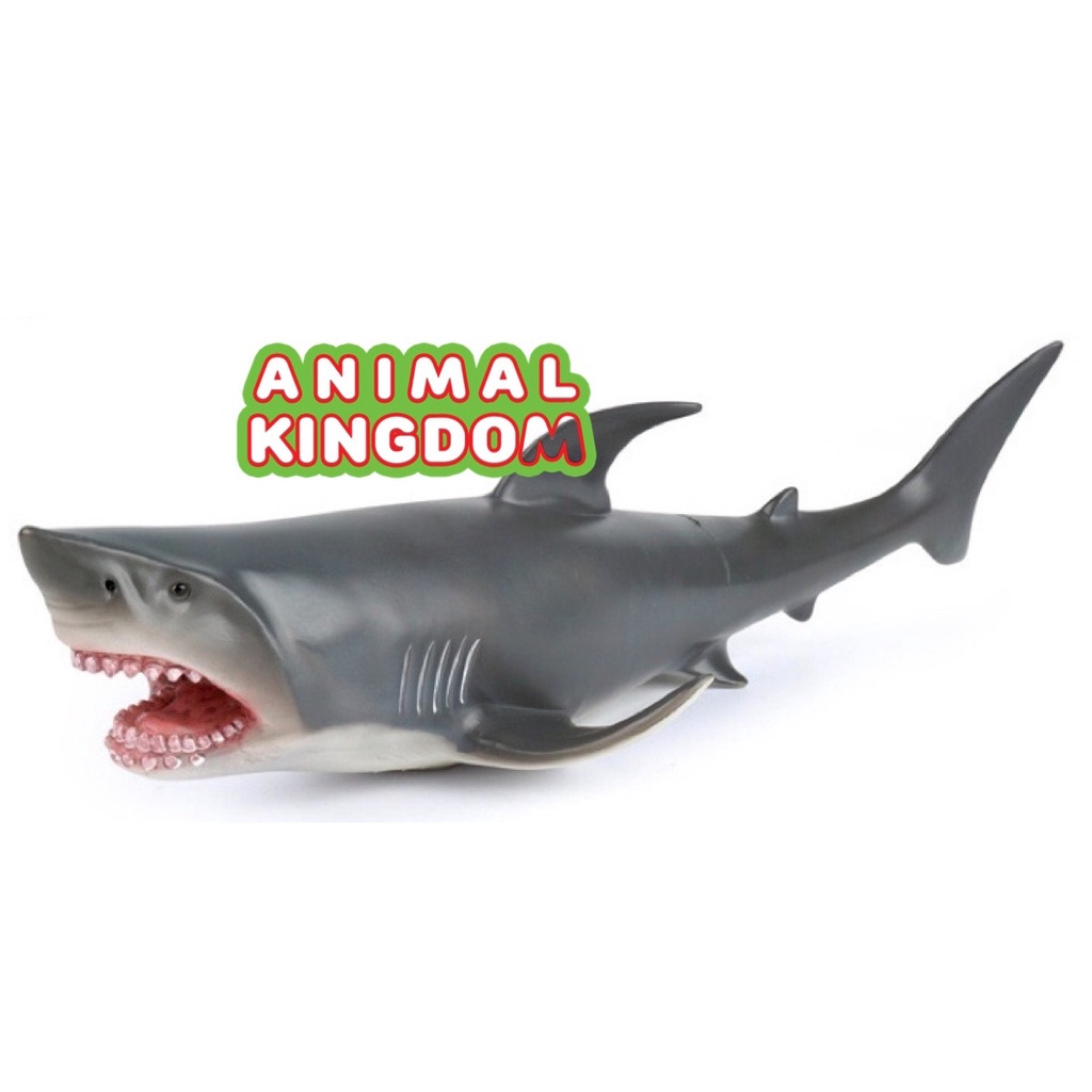 animal-kingdom-โมเดลสัตว์-ฉลามขาว-ขนาด-41-00-cm-แบบนิ่ม-จากสงขลา