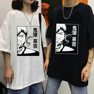 Gto Great Teacher Onizuka ผู้ชาย&amp;amp;#39; s เสื้อยืดแขนสั้น ผ้าฝ้ายแท้ พิมพ์ลายอนิเมะ GTO Manga Japan Eikichi chendoutux