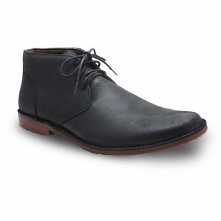 BROWN STONE  THE CARPENTRY ANKLE BOOT NUBUCK BLACK