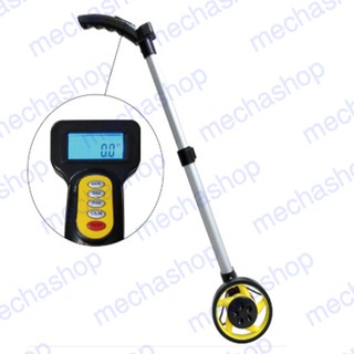 เครื่องวัดระยะดิจิตอล ล้อวัดระยะดิจิตอล Telescopic measuring wheel distance 0-99999m long distance meter measure