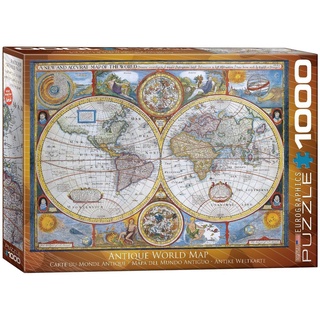 EUROGRAPHICS: ANTIQUE WORLD MAP by John Speed [Jigsaw Puzzle]