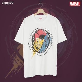 Power 7 Shop เสื้อยืดการ์ตูน ลาย มาร์เวล ลิขสิทธ์แท้ MARVEL COMICS  T-SHIRTS (MVX-014)