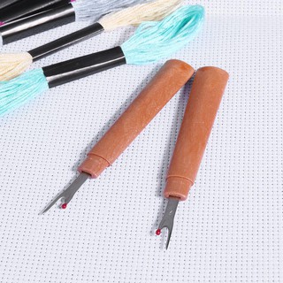 สินค้า ☛2pcs Portable Plastic Handle Craft Thread remover DIY Handmade Tools