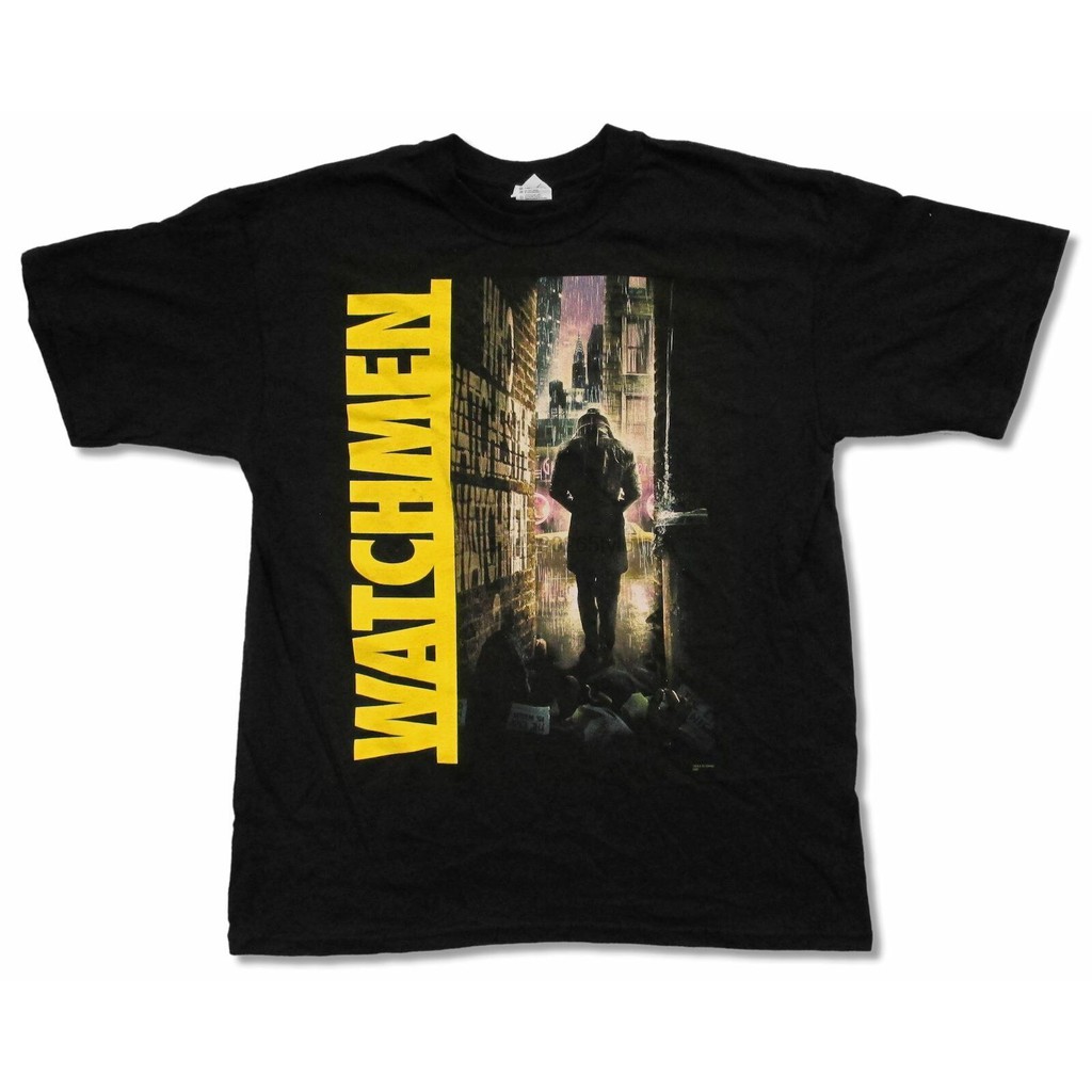 เสื้อยืดลายกราฟฟิก-watchmen-rorschach-scum