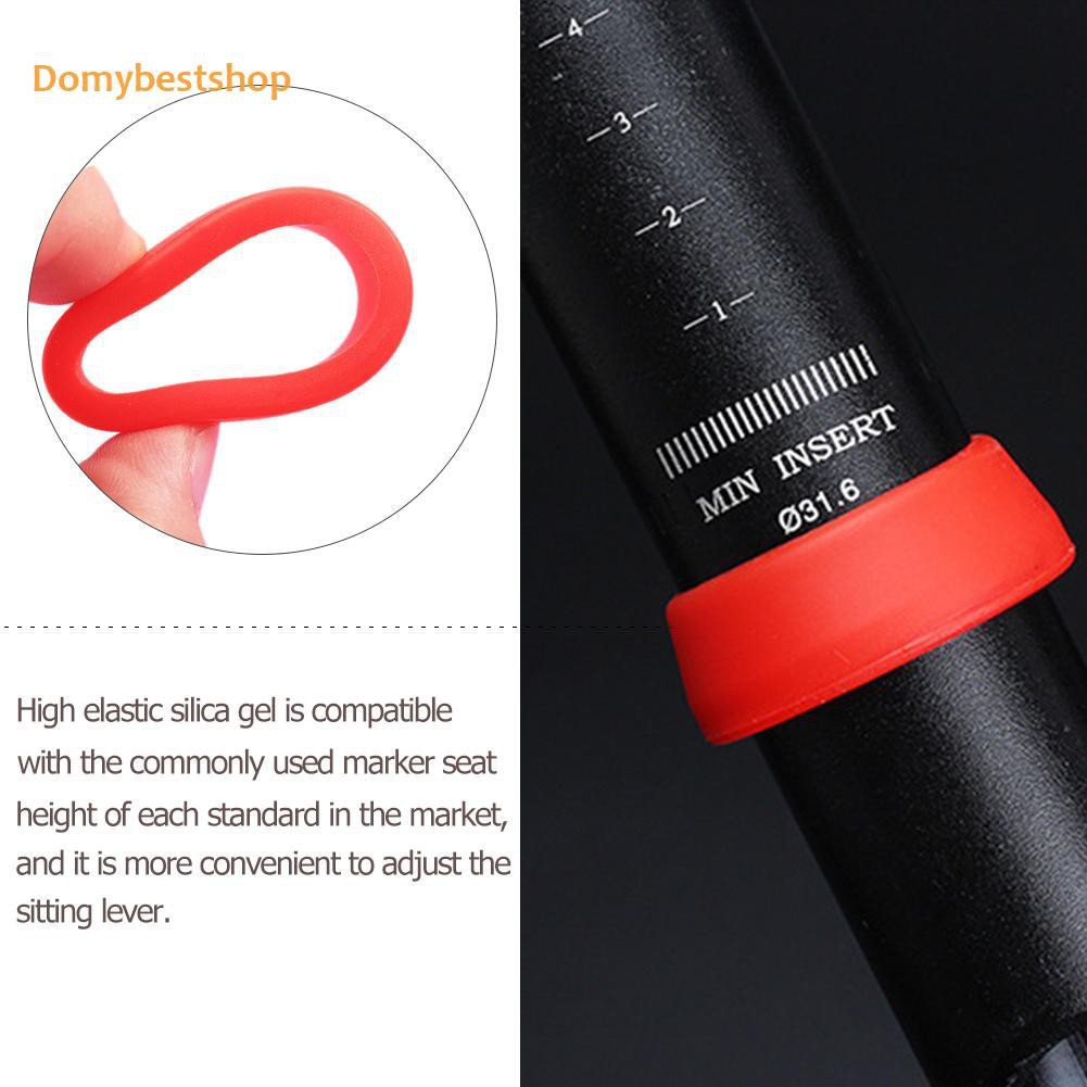 ฅdbฅbike-seat-post-ring-dust-cover-silicone-waterproof-bicycle-seatpost-case