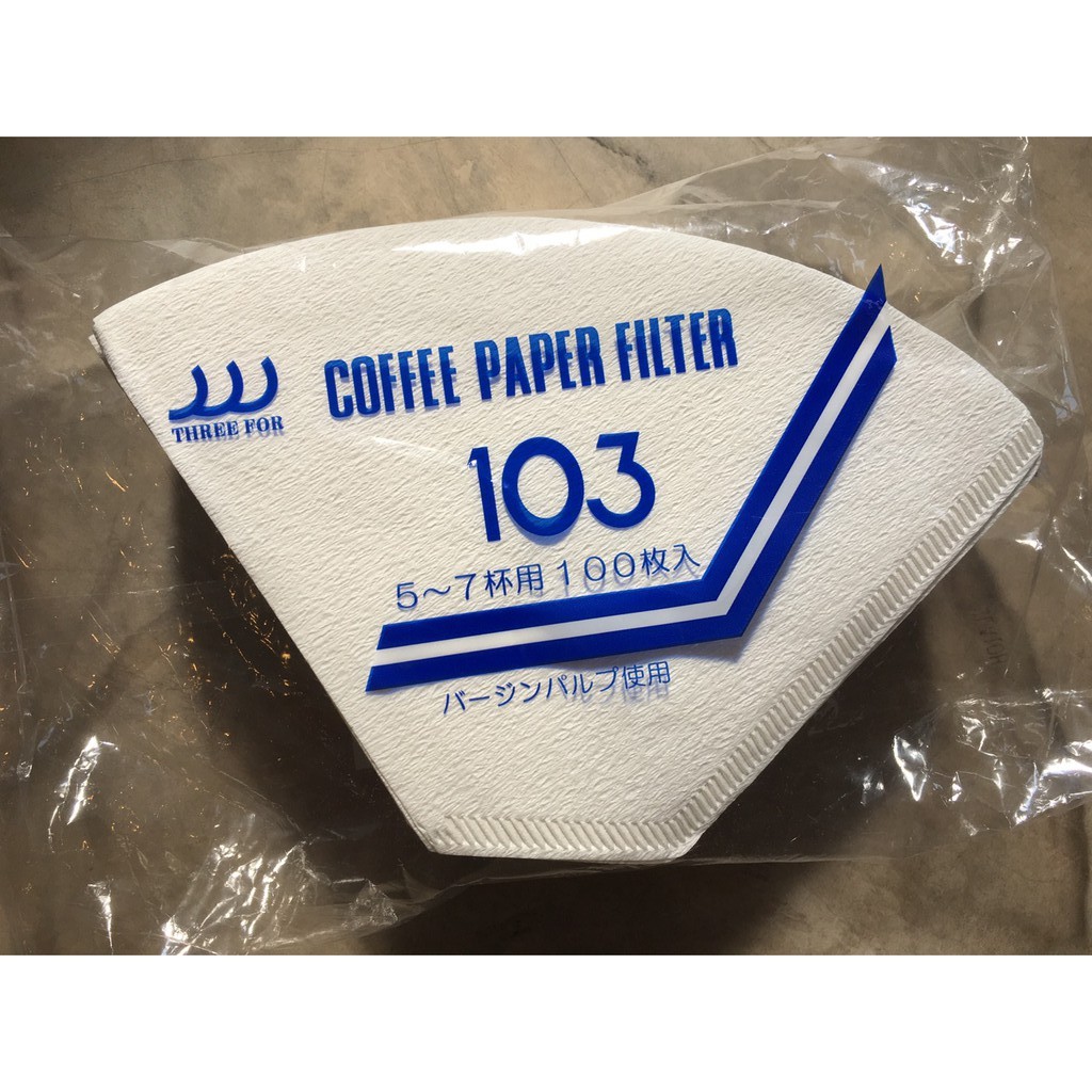 กระดาษกรอง-รุ่น103-coffee-filter-paper-ทรงสี่เหลี่ยมคางหมู-สินค้าคุณภาพจากญี่ปุ่น-พร้อมส่ง