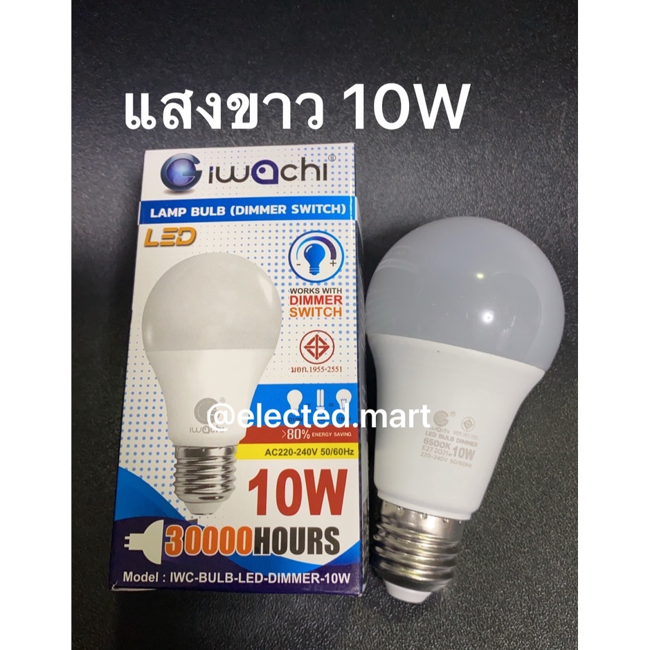 ภาพหน้าปกสินค้าหลอดไฟหรี่ไฟได้ DIMMER LED BEC PERFECT DIM 9W A60 จากร้าน elected.mart บน Shopee