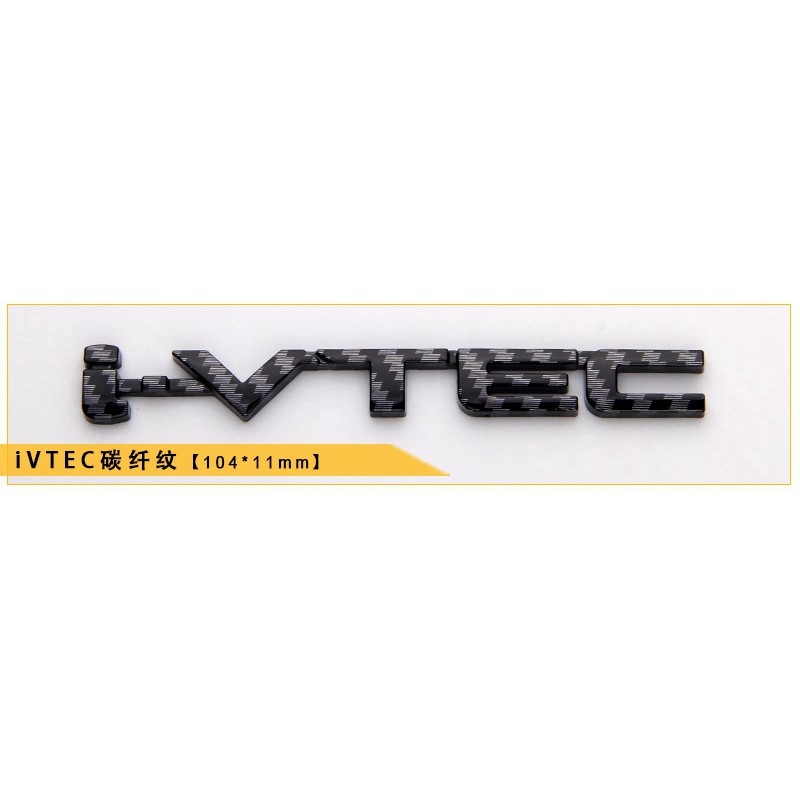 ป้ายตัวอักษรภาษาอังกฤษ-ivtec-สําหรับติดตกแต่งรถยนต์-honda